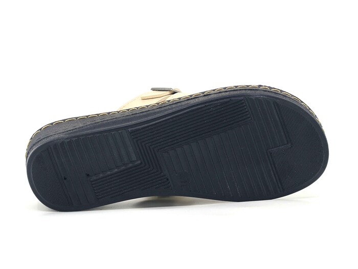 Vizyon Zenne 5419 Dilan Mekvali Dikişli Günlük Terlik Bej - 3