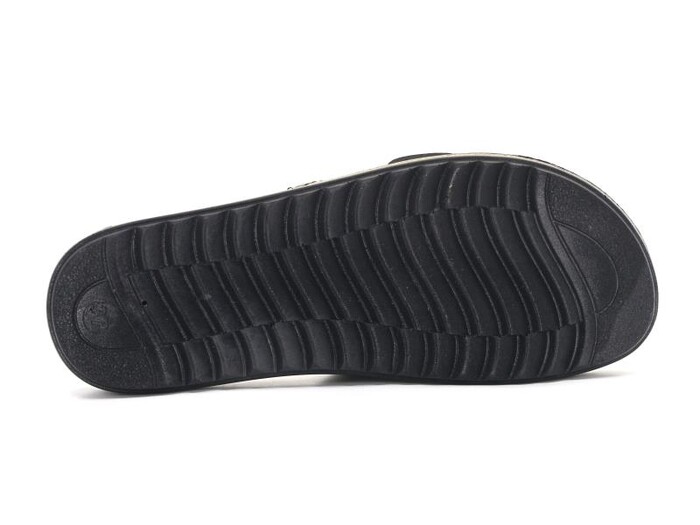 Vizyon Zenne 5502 Simge Tek Toka Pedli Kutulu Günlük Terlik Siyah - 3