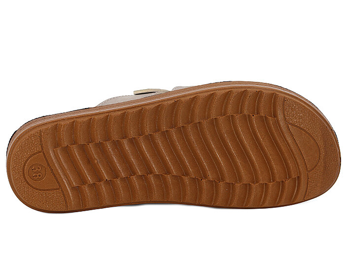 Vizyon Zenne 5512 Simge Kutulu Günlük Terlik Bej - 3