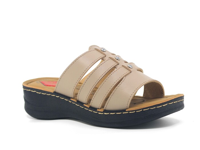 Vizyon Zenne 5712 Pedli Kutulu Günlük Terlik Vizon - 1