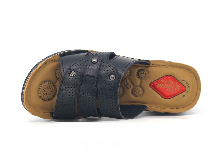 Vizyon Zenne 5714 Pedli Kutulu Günlük Terlik Siyah - Vizyon (1)