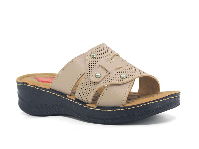 Vizyon Zenne 5714 Pedli Kutulu Günlük Terlik Vizon - 1