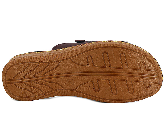 Vizyon Zenne 5723 Dilara Çift Toka Topuklu Pedli Kutulu Günlük Terlik Kahve - 3