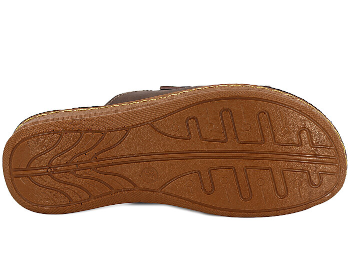 Vizyon Zenne 5723 Dilara Çift Toka Topuklu Pedli Kutulu Günlük Terlik Vizon - 3