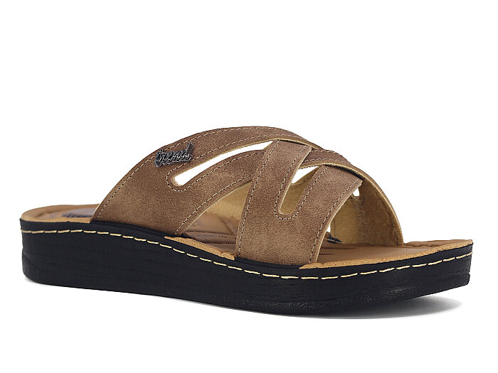 Vizyon Zenne 5813 Pedli Poşetli Günlük Terlik Vizon - Vizyon