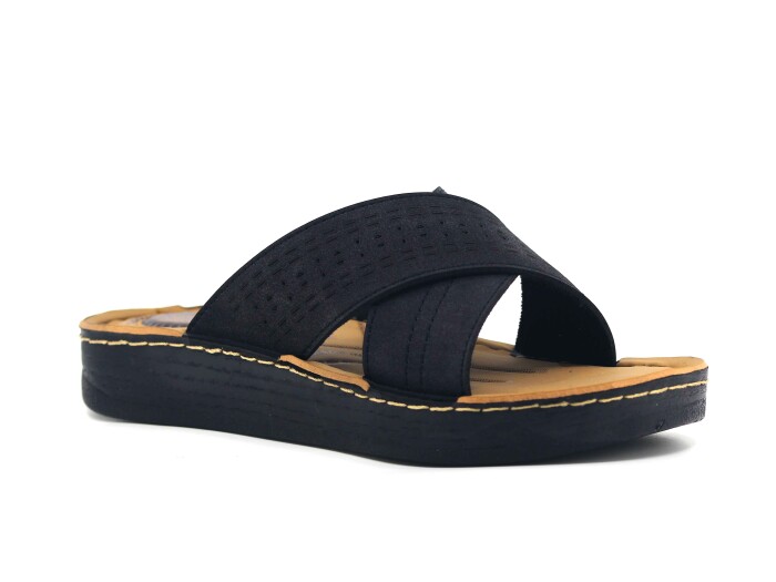 Vizyon Zenne 5815 Pedli Kutulu Günlük Terlik Siyah - 1