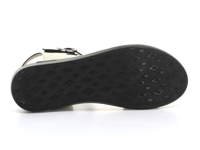 Voga Zenne 1300-158 Kutulu Üç Bant Sandalet Altın - 3