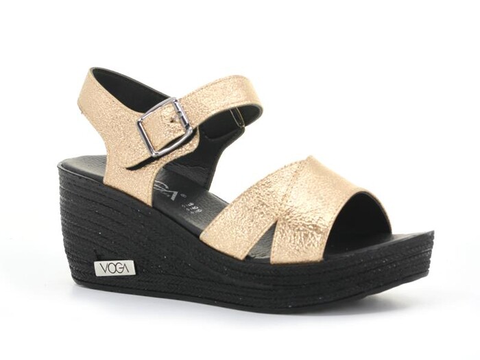 Voga Zenne 2000-159 Kutulu Çapraz Sandalet Bakır - 1