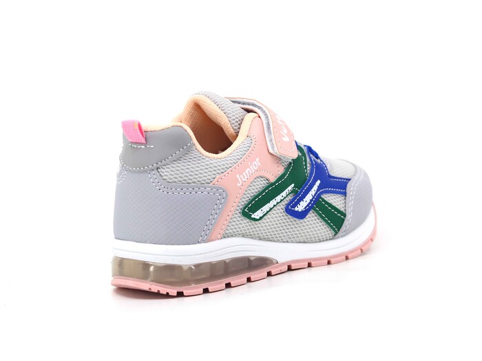 Volter Patik 117 Işıklı Anorak Spor Ayakkabı Buz - Saks Mavi - Pudra - 3