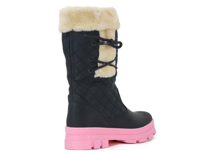 Walking Rota Filet 021 Uzun Çizme Siyah - Bej - Pembe - 3