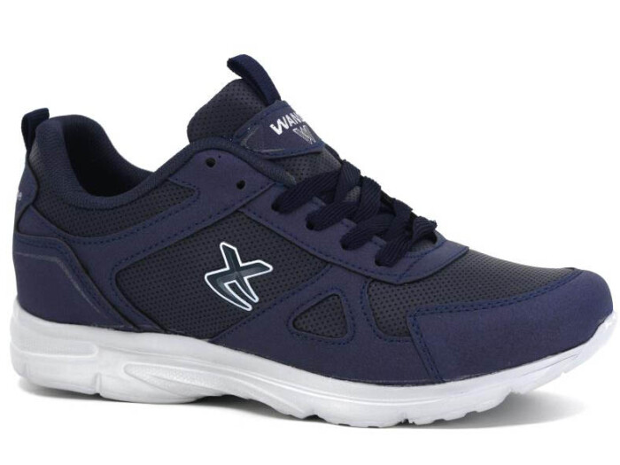 Wand Merdane 2065 Büyük Beden Cilt Spor Ayakkabı Lacivert - Buz - Wand