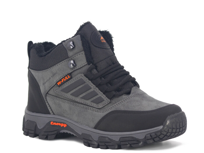 Wanderfull Garson 3022 Trekking Bot Füme - Siyah - Turuncu - 1