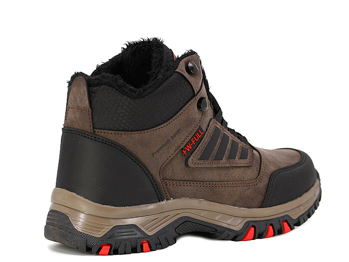 Wanderfull Garson 3022 Trekking Bot Kahve - Siyah - Kırmızı - 3