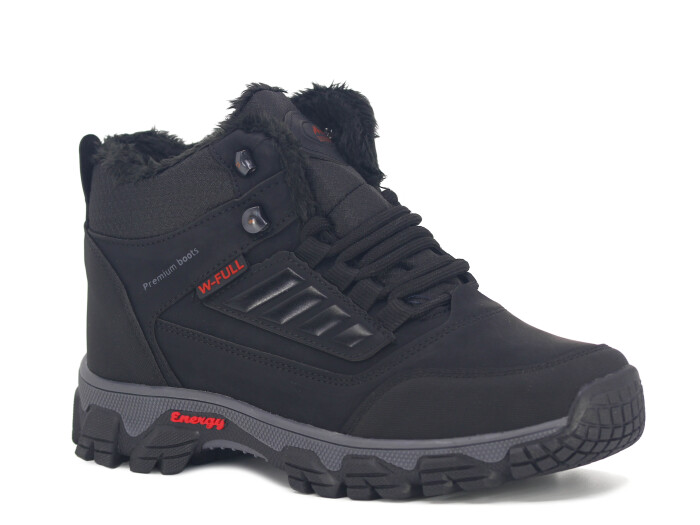 Wanderfull Garson 3022 Trekking Bot Siyah - Kırmızı - 1