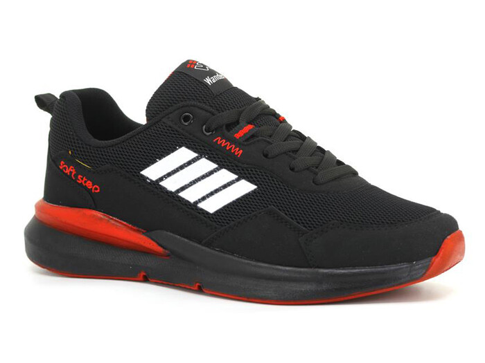 Wanderfull Garson 4202 Anorak Spor Ayakkabı Siyah - Beyaz - Kırmızı - 1