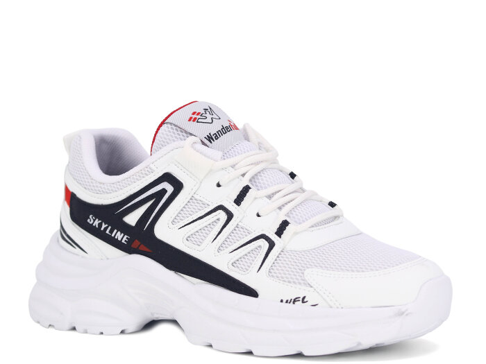 Wanderfull Garson 4281 Anorak Spor Ayakkabı Beyaz - Siyah - Kırmızı - 1