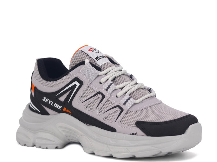 Wanderfull Garson 4281 Anorak Spor Ayakkabı Buz - Siyah - Turuncu - Wanderfull