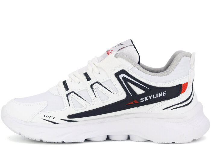 Wanderfull Garson 4281 Cilt Spor Ayakkabı Beyaz - Siyah - Kırmızı - Wanderfull (1)