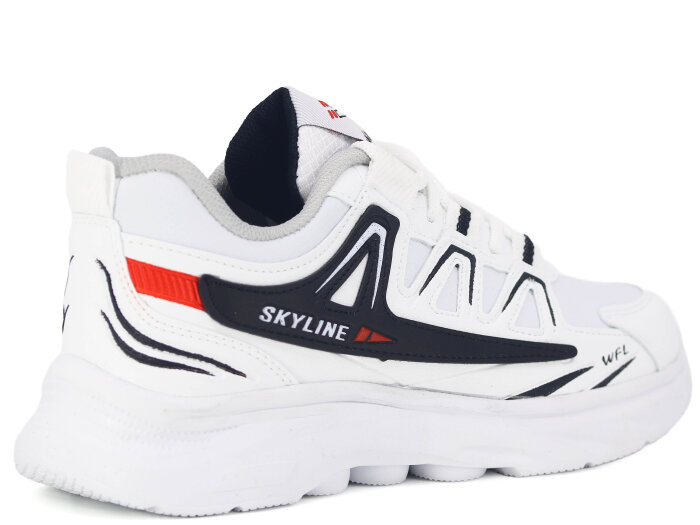 Wanderfull Garson 4281 Cilt Spor Ayakkabı Beyaz - Siyah - Kırmızı - 3