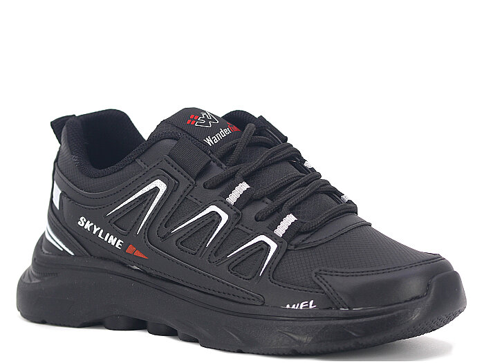 Wanderfull Garson 4281 Cilt Spor Ayakkabı Siyah - Beyaz - Siyah - 1