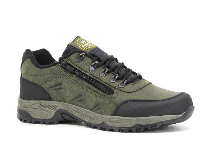 Wanderfull Merdane 3007 XXL Battal Trekking Bot Haki - Siyah 
