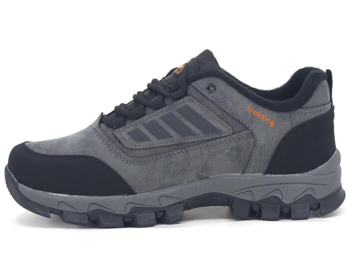 Wanderfull Merdane 3023 Kısa Trekking Bot Füme - Siyah - Turuncu - Wanderfull (1)