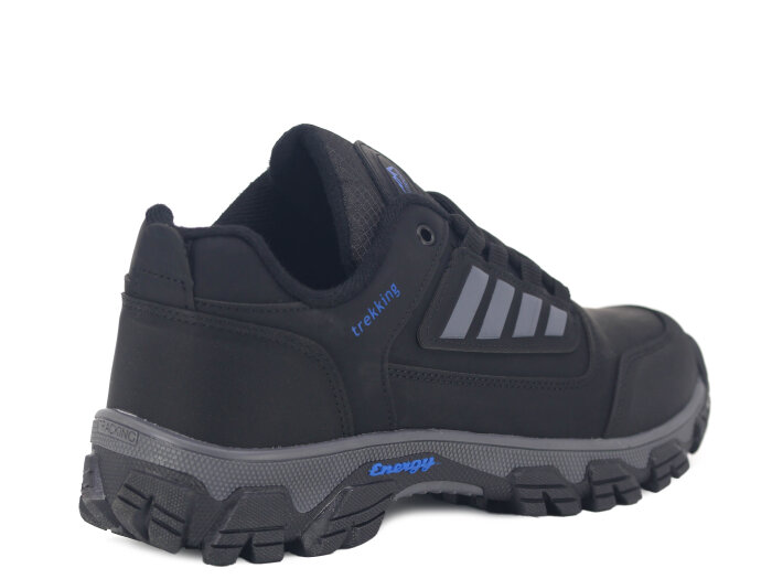 Wanderfull Merdane 3023 Kısa Trekking Bot Siyah - Füme - Saks Mavi - 3