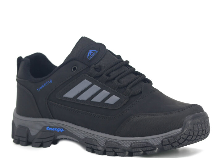 Wanderfull Merdane 3023 Kısa Trekking Bot Siyah - Füme - Saks Mavi - Wanderfull