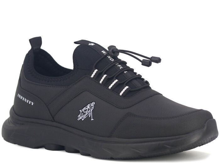 Wanderfull Merdane 4266 Cilt XXL Battal Spor Ayakkabı Siyah - Beyaz - Siyah - Wanderfull