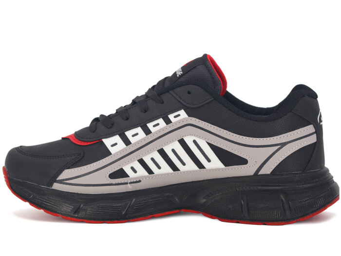 Wanderfull Merdane 4270 XXL Cilt Spor Ayakkabı Siyah - Beyaz - Kırmızı - Wanderfull (1)