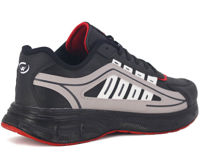Wanderfull Merdane 4270 XXL Cilt Spor Ayakkabı Siyah - Beyaz - Kırmızı - 3