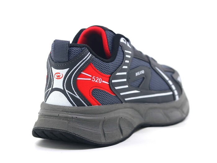 Wanderfull Merdane 4276 Anorak Spor Ayakkabı Füme - Beyaz - Kırmızı