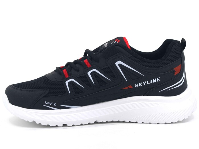 Wanderfull Merdane 4281 Anorak Spor Ayakkabı Siyah - Beyaz - Kırmızı