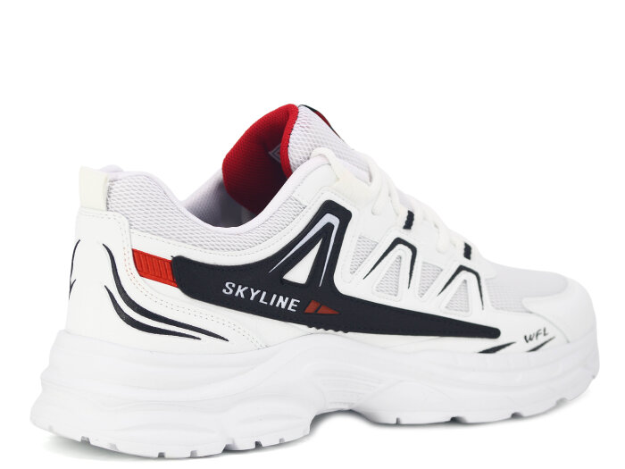 Wanderfull Merdane 4281 XXL Anorak Spor Ayakkabı Beyaz - Siyah - Kırmızı - 3