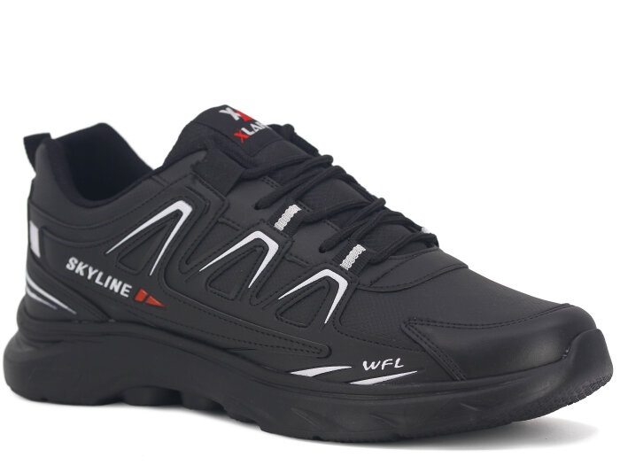 Wanderfull Merdane 4281 XXL Cilt Spor Ayakkabı Siyah - Beyaz - Siyah - Wanderfull