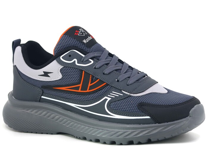 Wanderfull Merdane 4301 Anorak Spor Ayakkabı Füme - Siyah - Turuncu