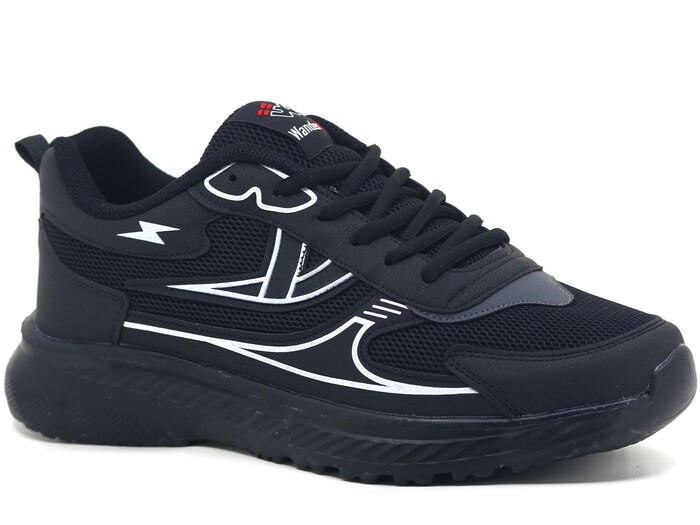 Wanderfull Merdane 4301 Anorak Spor Ayakkabı Siyah - Beyaz - Siyah - Wanderfull