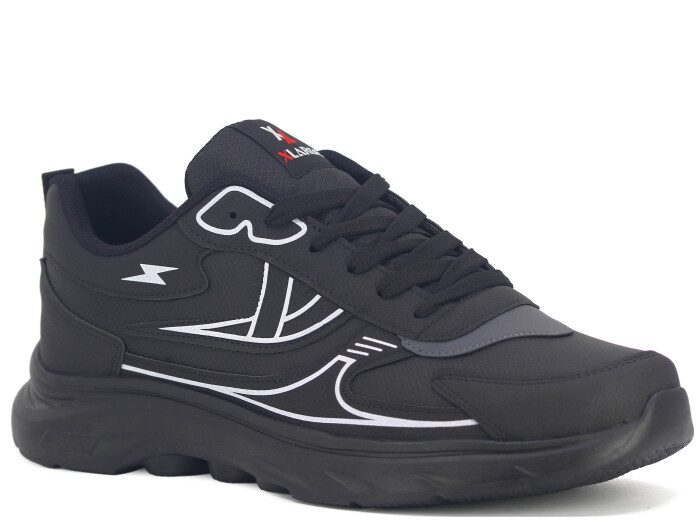 Wanderfull Merdane 4301 Battal Cilt Spor Ayakkabı Siyah - Beyaz - Siyah - Wanderfull