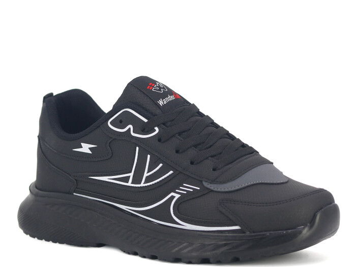 Wanderfull Merdane 4301 Cilt Spor Ayakkabı Siyah - Beyaz - Siyah - Wanderfull