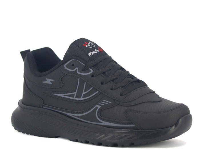 Wanderfull Merdane 4301 Cilt Spor Ayakkabı Siyah - Siyah - Wanderfull