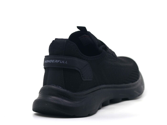 Wanderfull Merdane 4311 Triko Spor Ayakkabı Siyah - Siyah - 3