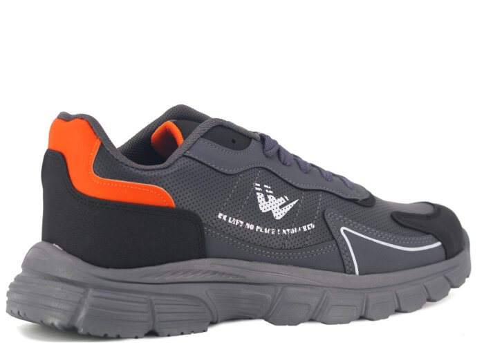 Wanderfull Merdane 4325 Cilt Spor Ayakkabı Füme - Beyaz - Siyah - 3