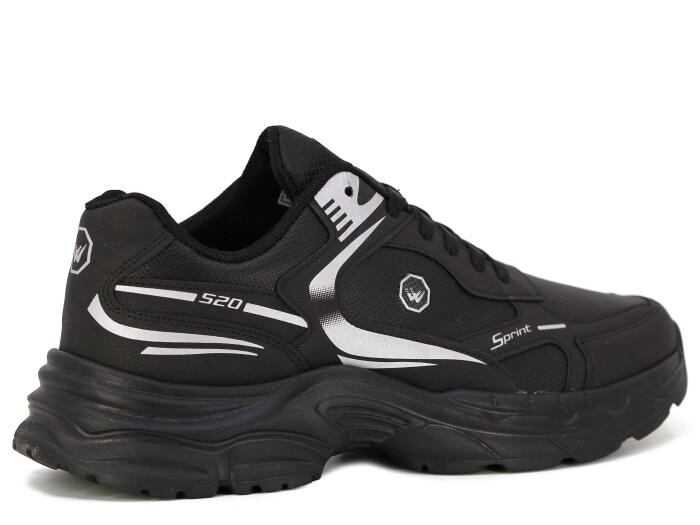 Wanderfull Merdane 4334 XXL Cilt Spor Ayakkabı Siyah - Beyaz - Siyah - 3