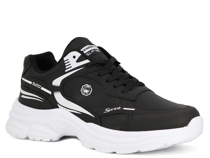 Wanderfull Merdane 4334 XXL Cilt Spor Ayakkabı Siyah - Beyaz - 1