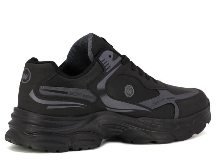 Wanderfull Merdane 4334 XXL Cilt Spor Ayakkabı Siyah - Füme - 3