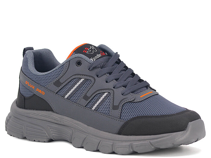 Wanderfull Merdane 4337 Anorak Spor Ayakkabı Füme - Siyah - Turuncu 