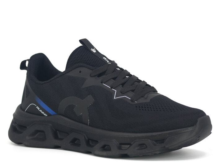 Wanderfull Merdane 4342 Anorak Spor Ayakkabı Siyah - Saks Mavi 