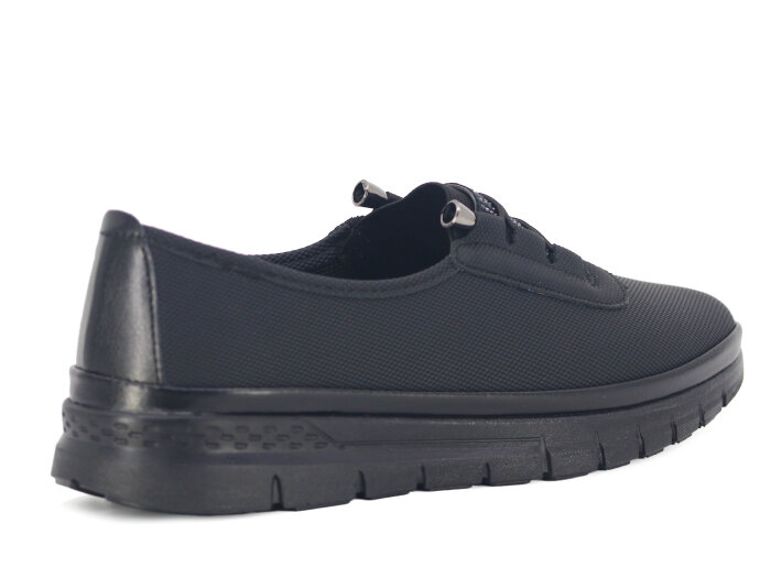 Wanetti Zenne 115 Atom Taşlı Poli Kot Anne Ayakkabısı Siyah - 3