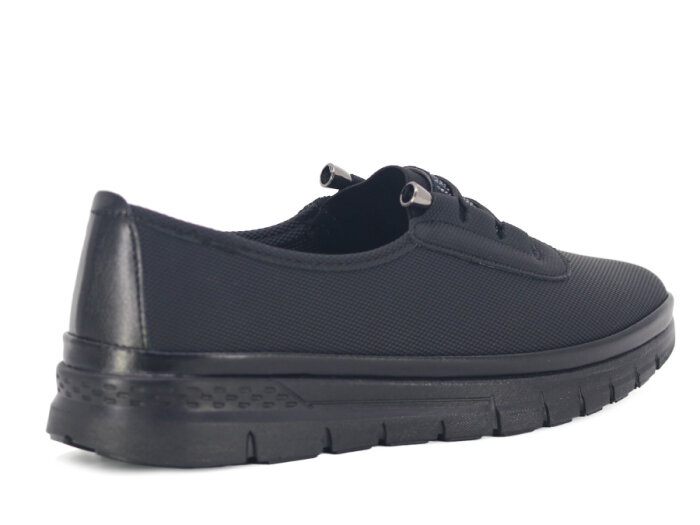 Wanetti Zenne 115 Atom Taşlı Poli Kot Anne Ayakkabısı Siyah - 3