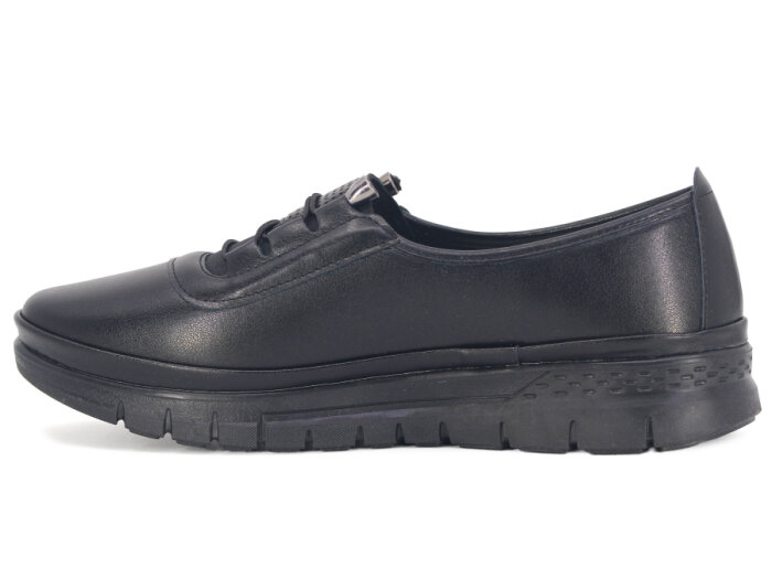 Wanetti Zenne 177 Kauçuk Cilt Atom Babet Anne Ayakkabısı Siyah - 2